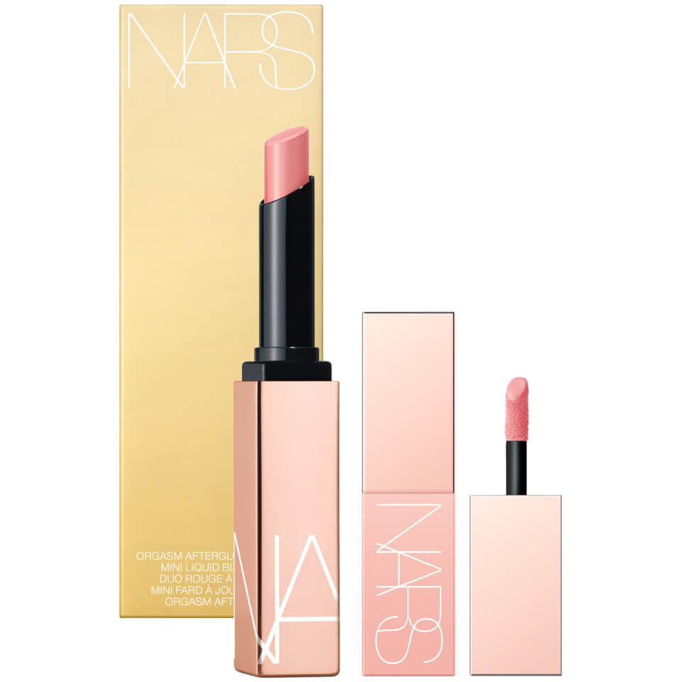NARS- Orgasm Afterglow Lipstick and Mini Liquid Blush Duo